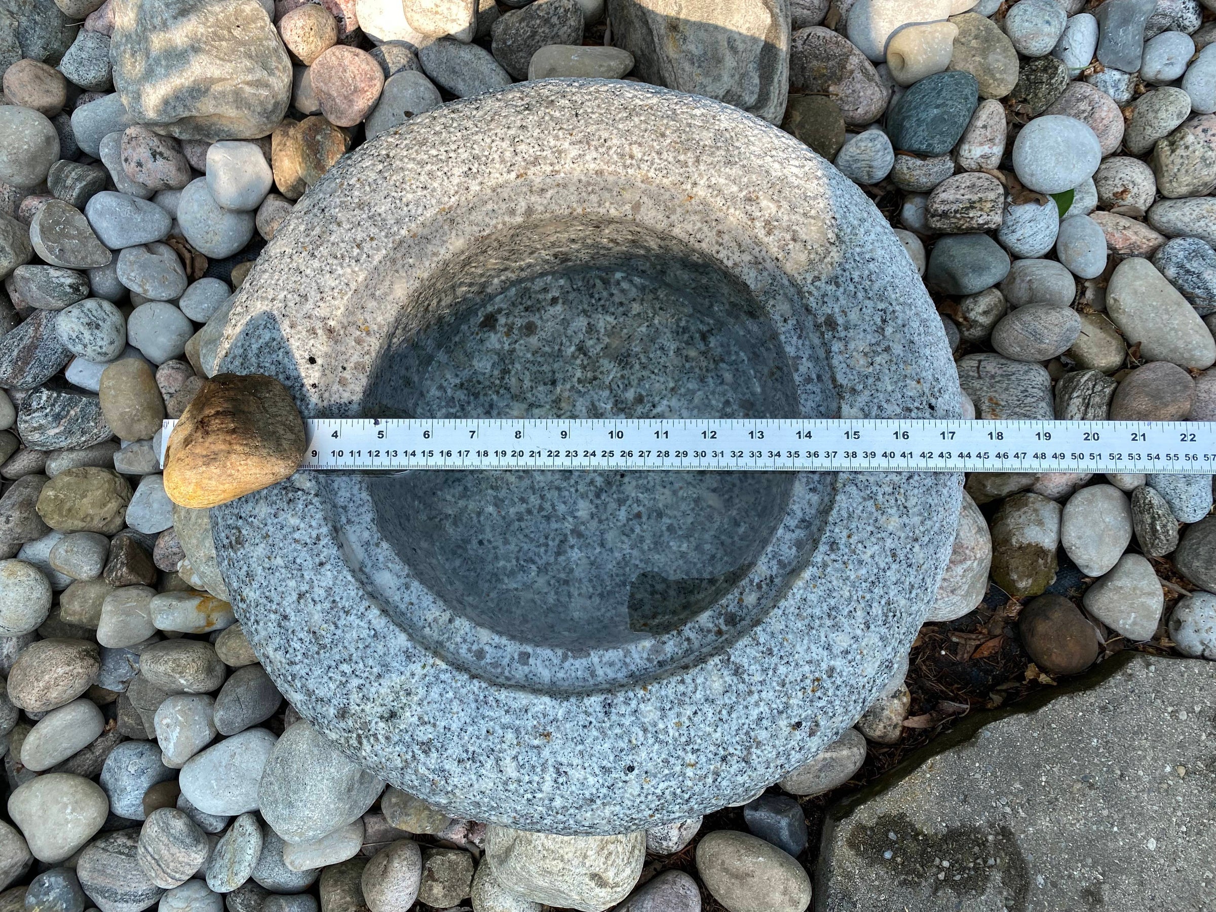 natural granite handmade water basin bowl in Japanese style | ZU