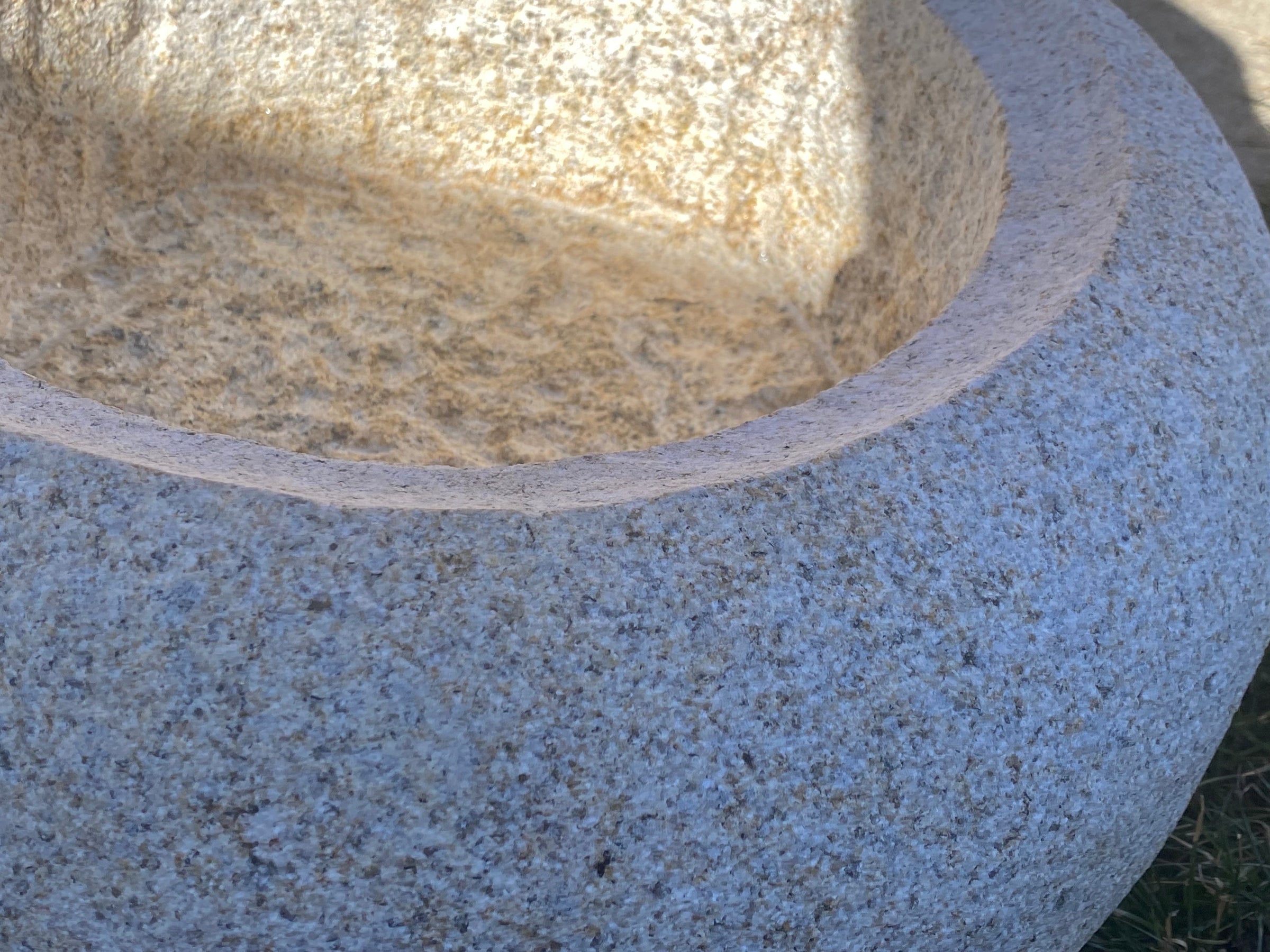 natural granite handmade water basin bowl in Japanese style | ZU